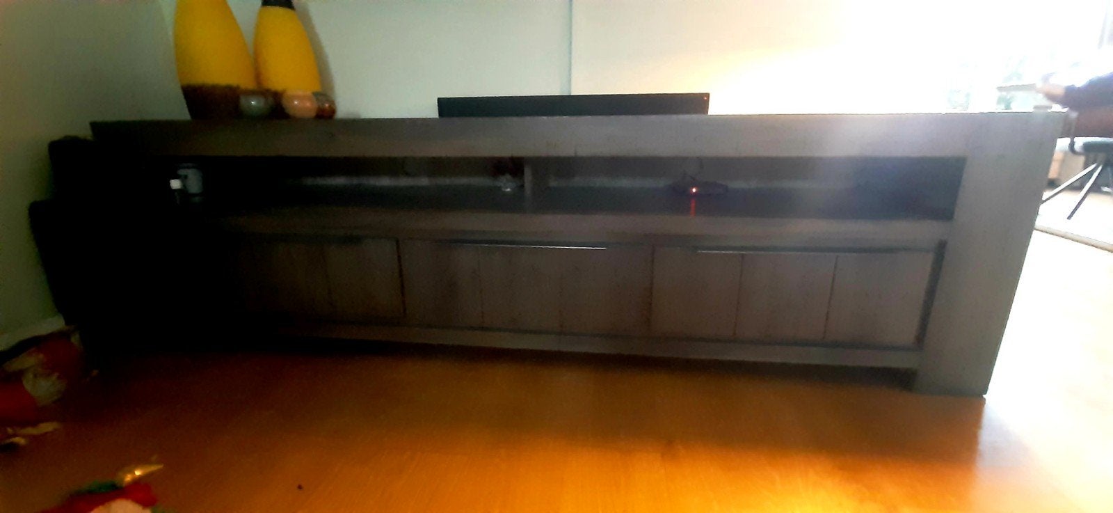 Mooie tv kast van acasiahout, Ophalen of Verzenden