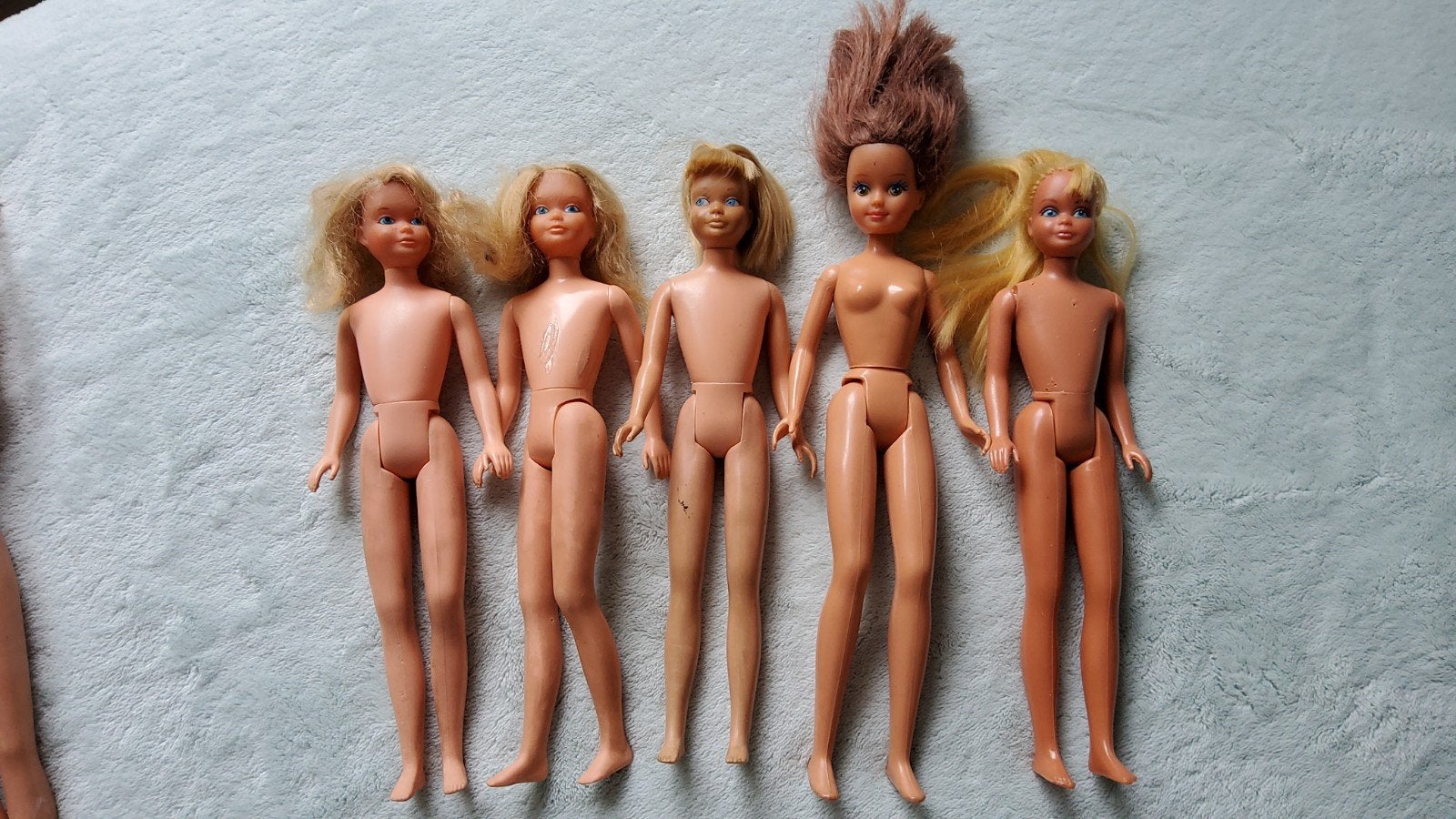 Vintage Barbie Mattel Skipper pop Tienerpop blond rood haar., Ophalen of Verzenden, Gebruikt, Fashion Doll