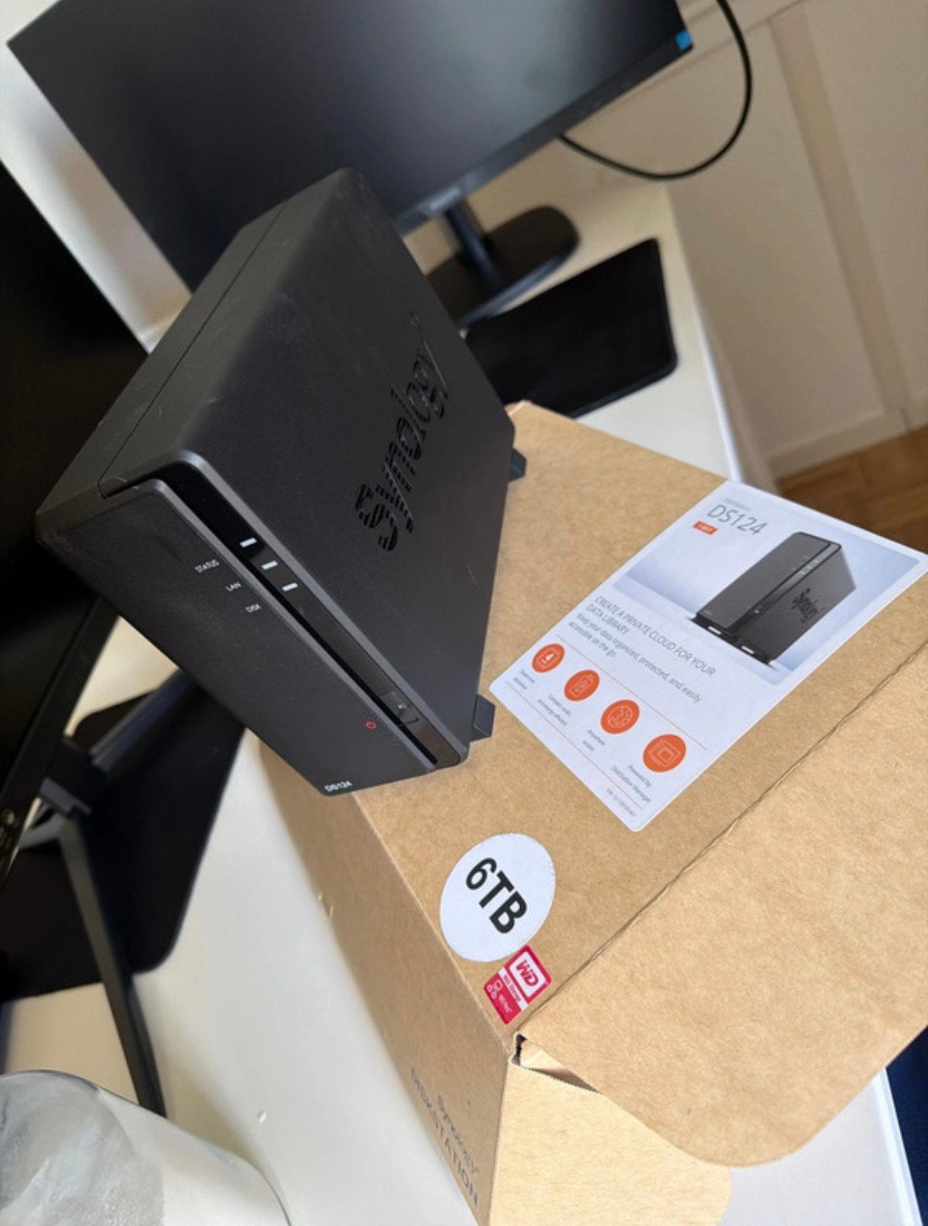 DS124 6 TB DISKSTATION GLOEDNIEUW