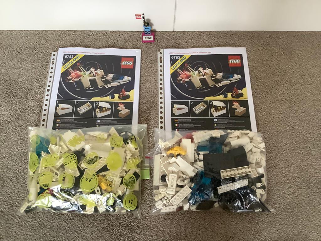 Lego Classic Space 6783 Sonar Transmitting Cruiser, Gebruikt, Lego, Ophalen of Verzenden, Space