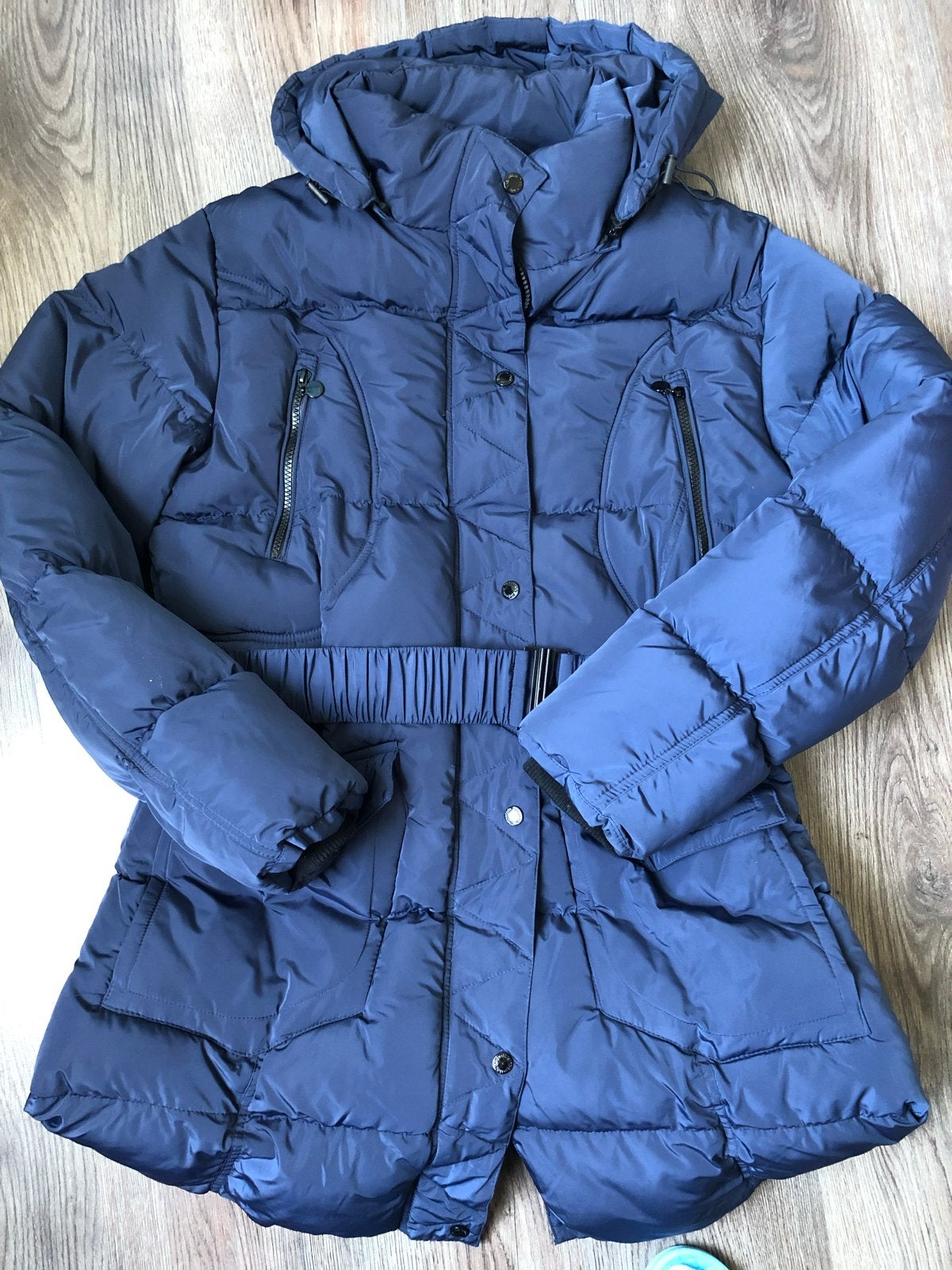 Rino & Pelle winterjas, maat 46 (XL), Kleding | Dames, Ophalen of Verzenden, Zo goed als nieuw, Maat 46/48 (XL) of groter, Blauw