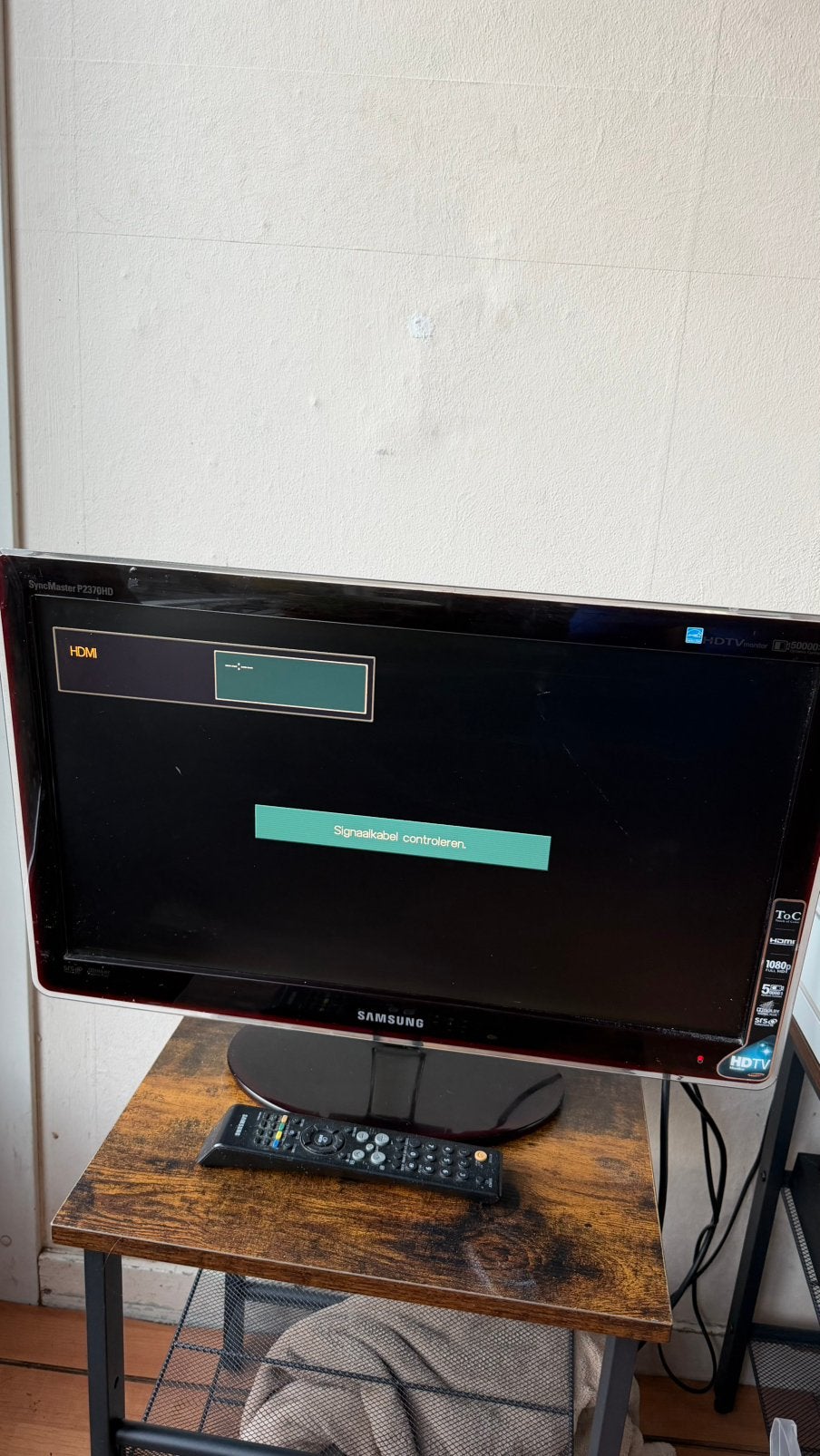 Samsung tv 23 inch, Ophalen of Verzenden, Gebruikt, 50 Hz, Samsung