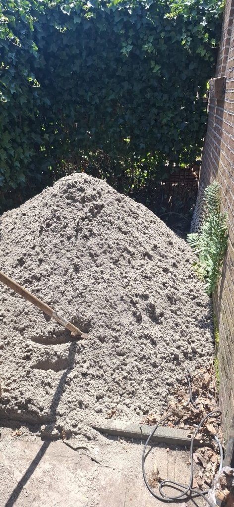Grote berg zand, Ophalen, Nieuw, Ophoogzand