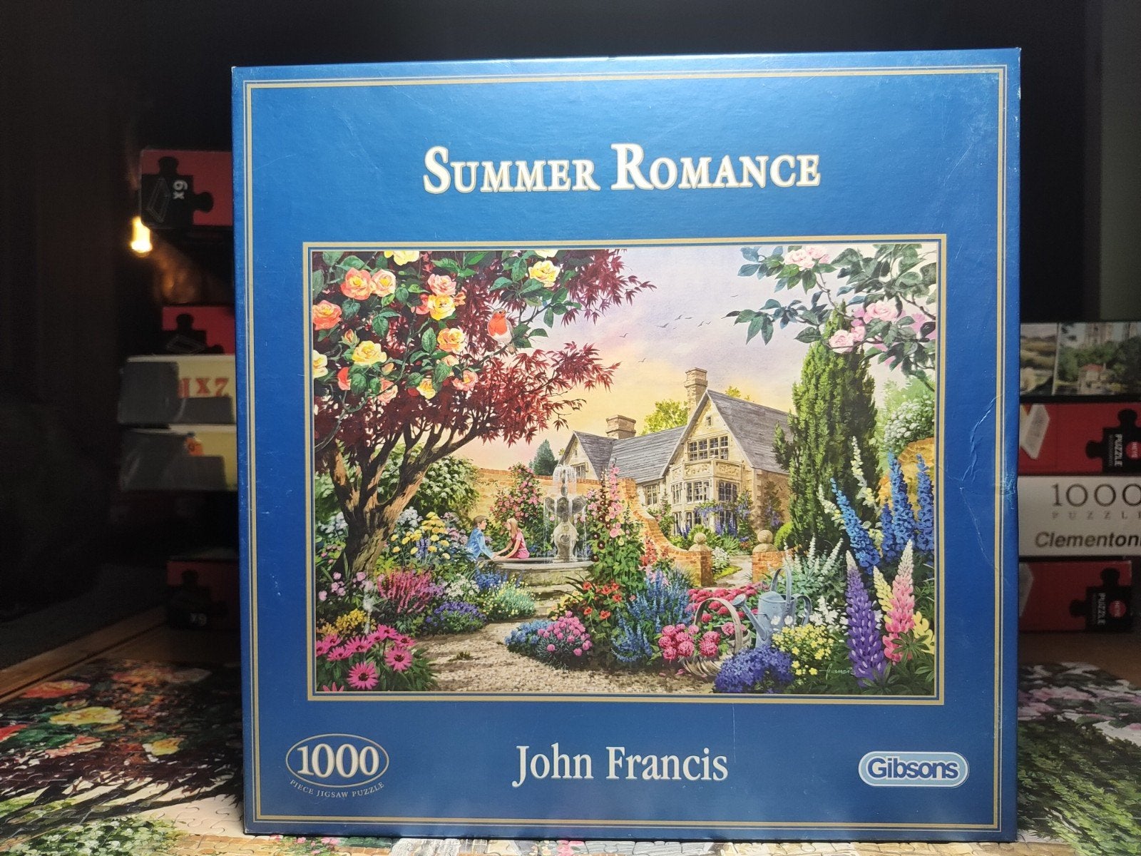 Gibsons puzzel 1000 stukjes Summer Romance, Ophalen of Verzenden, 500 t/m 1500 stukjes, Zo goed als nieuw, Legpuzzel