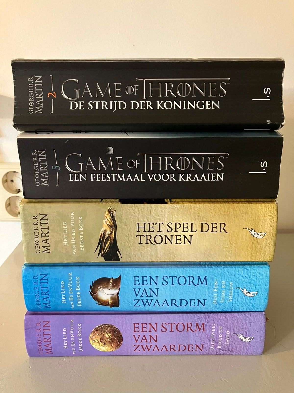 Game of Thrones boekenreeks - Het Lied van IJs en Vuur, Boeken, Ophalen of Verzenden, Gelezen, Nederland