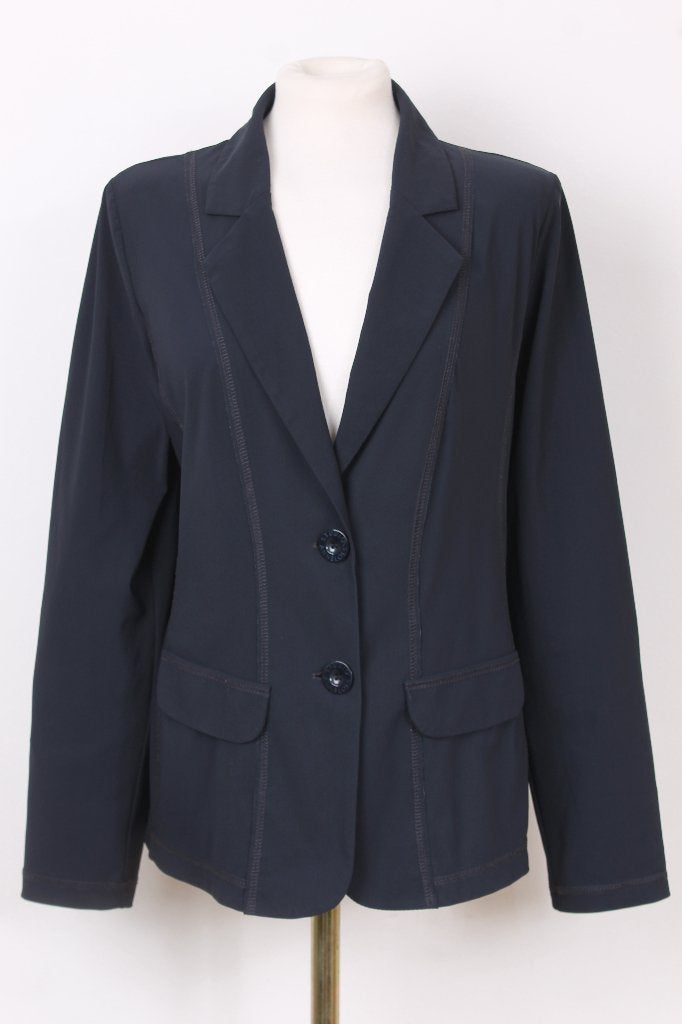 Herfst! Blazer STUDIO ANNELOES maat 42 (XL), Studio Anneloes, Blauw, Maat 42/44 (L), Ophalen of Verzenden