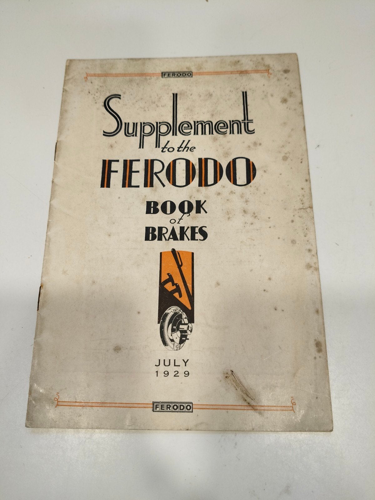 Ferodo Book of Brakes Supplement Juli 1929 voor een Ford, Verzenden