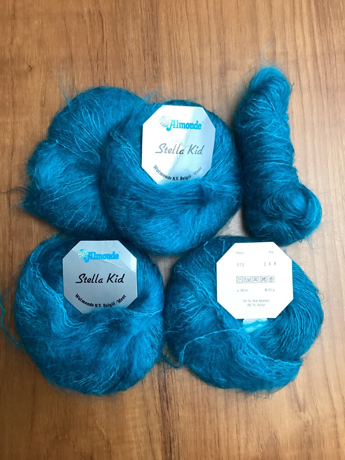 Kid Mohair wol, Hobby en Vrije tijd, Ophalen of Verzenden, Nieuw, Breien, Wol of Garen