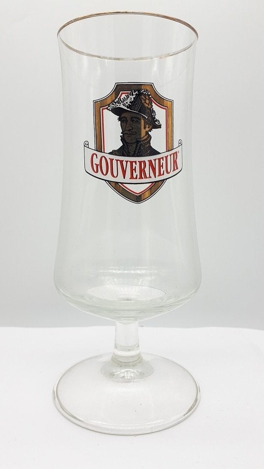 Lindeboom Bierglas op voet Gouverneur 1991, Verzamelen, Ophalen of Verzenden, Gebruikt, Glas of Glazen, Overige merken