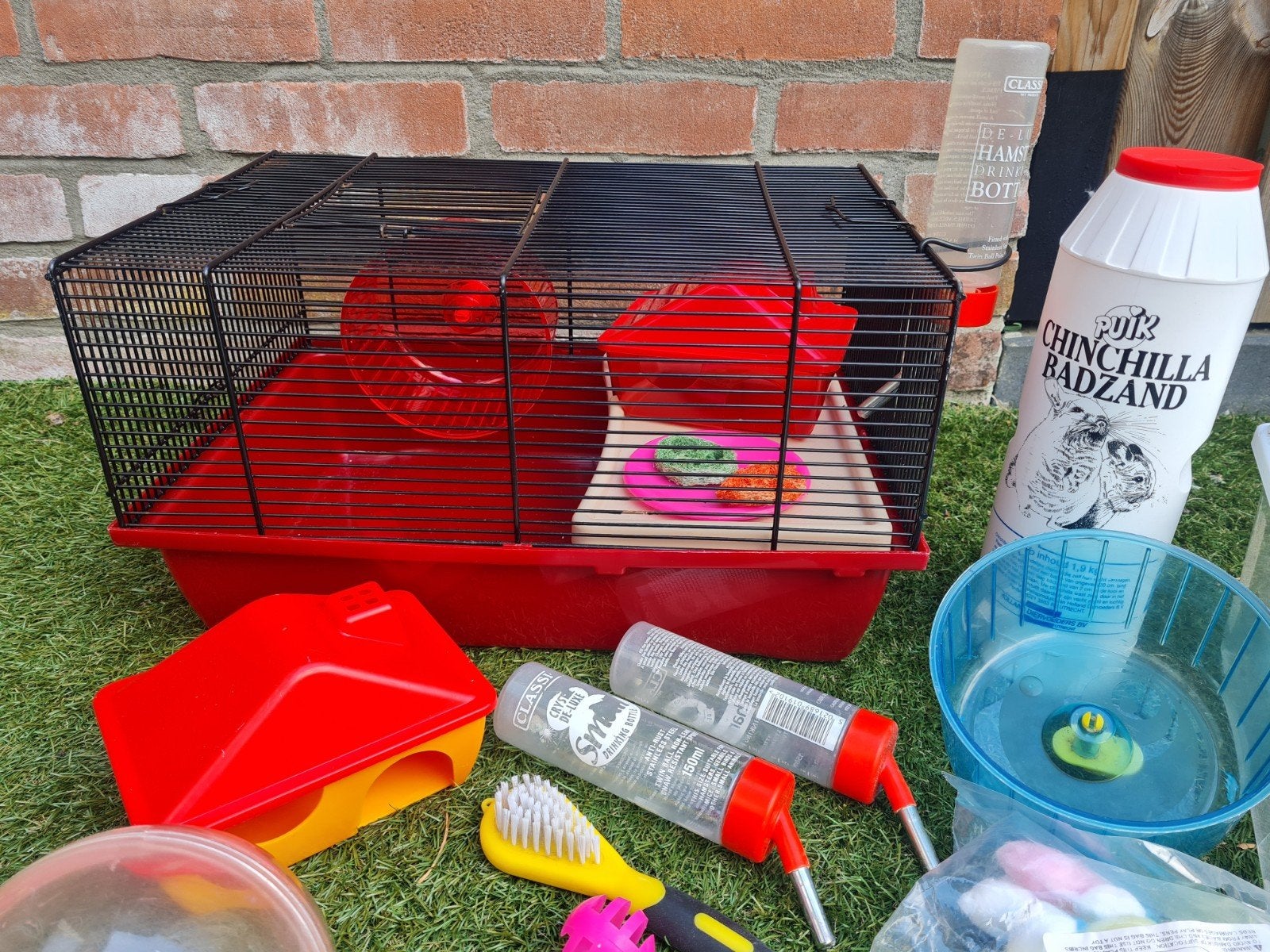 hamsterkooi met toebehoren, Ophalen of Verzenden, Gebruikt, Overige typen