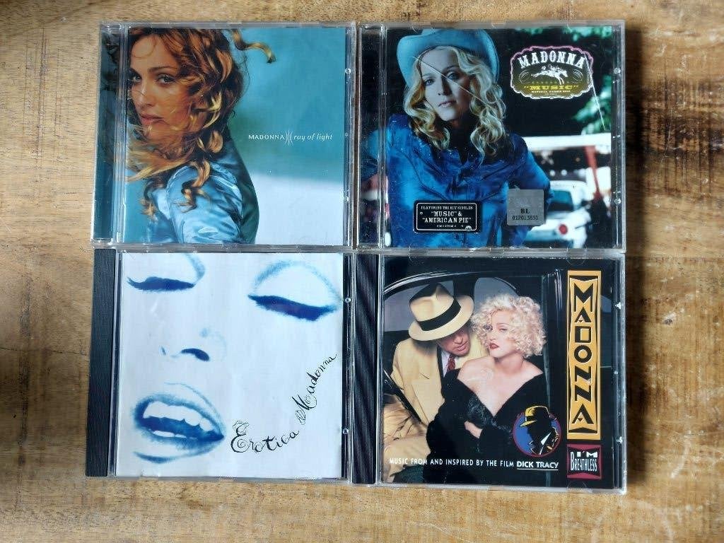 4 CD Madonna - 4 cd's voor totaal 7 euro, Ophalen of Verzenden, Zo goed als nieuw
