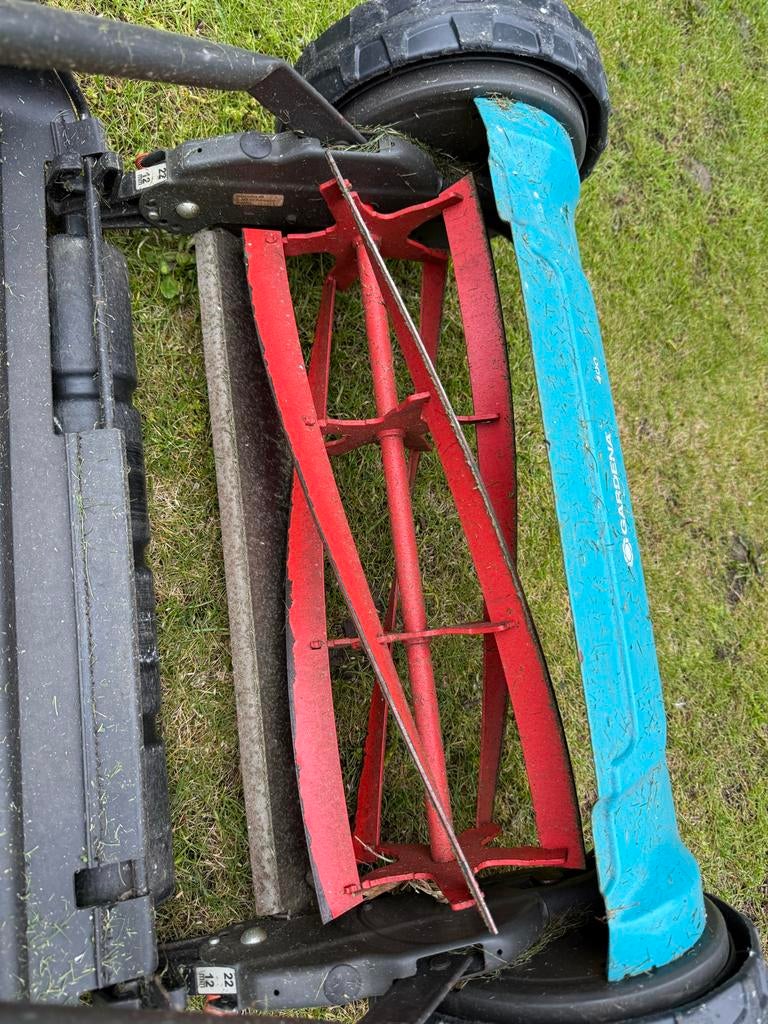 Gardena Duwmaaier 400 met Opvangbak - Handgrasmaaier, Ophalen, Gebruikt, Handgrasmaaier, Opvangbak