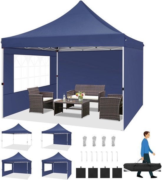 Opvouwbare Tuent – Partytent – Zonnescherm – Tuinoverkapping, Corvance B.V., Verzenden, Nieuw, Corvancebol@gmail.com