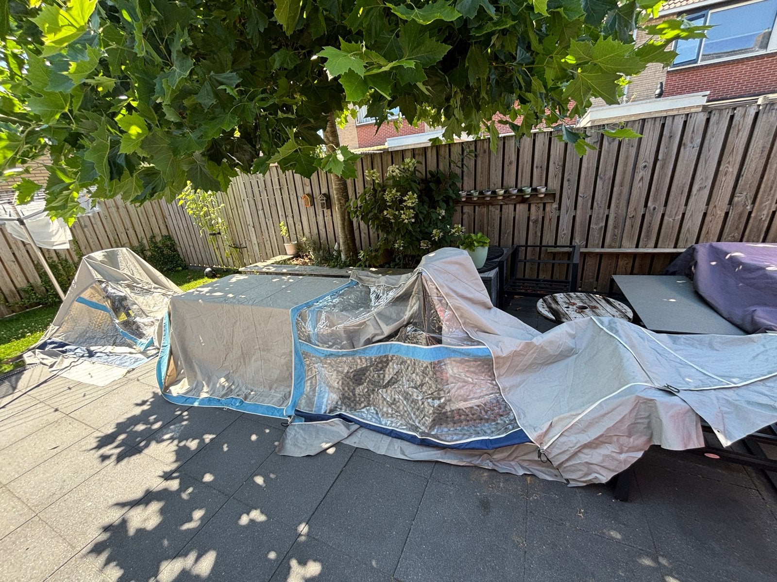 Isabella zonne luifel Knaus 550, omloopmaat 10, carbon, Ophalen, Gebruikt, Isabella