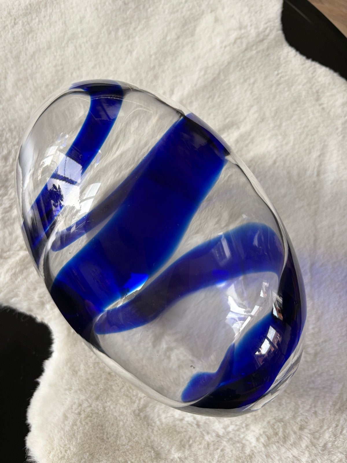 Vintage Glazen Ei Karisma Björn Ronnquist Ikea, Antiek en Kunst, Antiek | Glas en Kristal, Ophalen of Verzenden