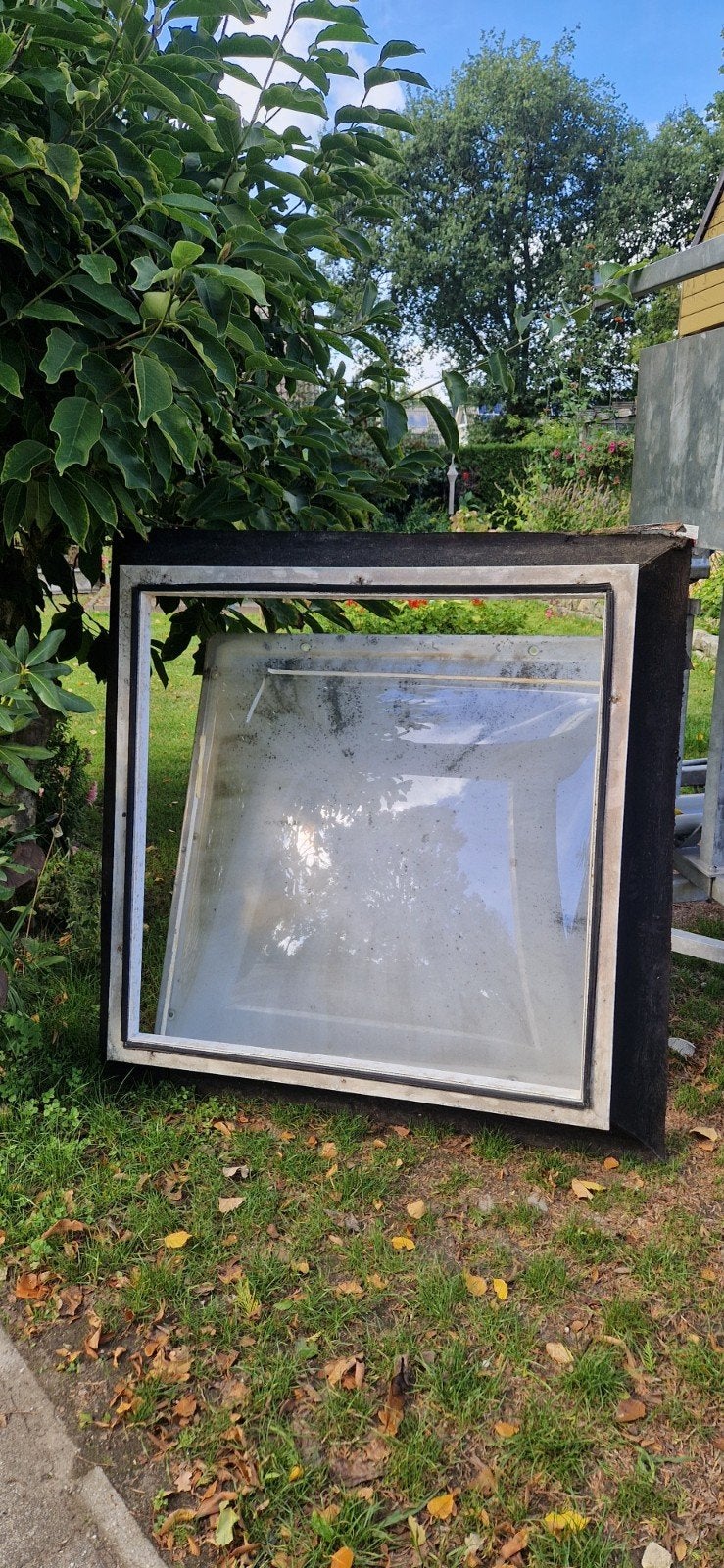 lichtkoepel mat, Kunststof, Raamkozijn, 75 tot 150 cm, Ophalen
