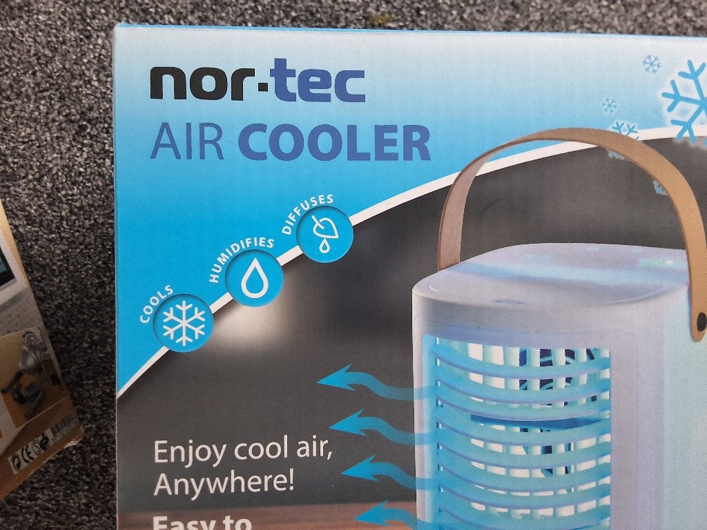 Nieuwe Nor-Tec Mini Air Cooler voor Camping, Ophalen of Verzenden, Nieuw