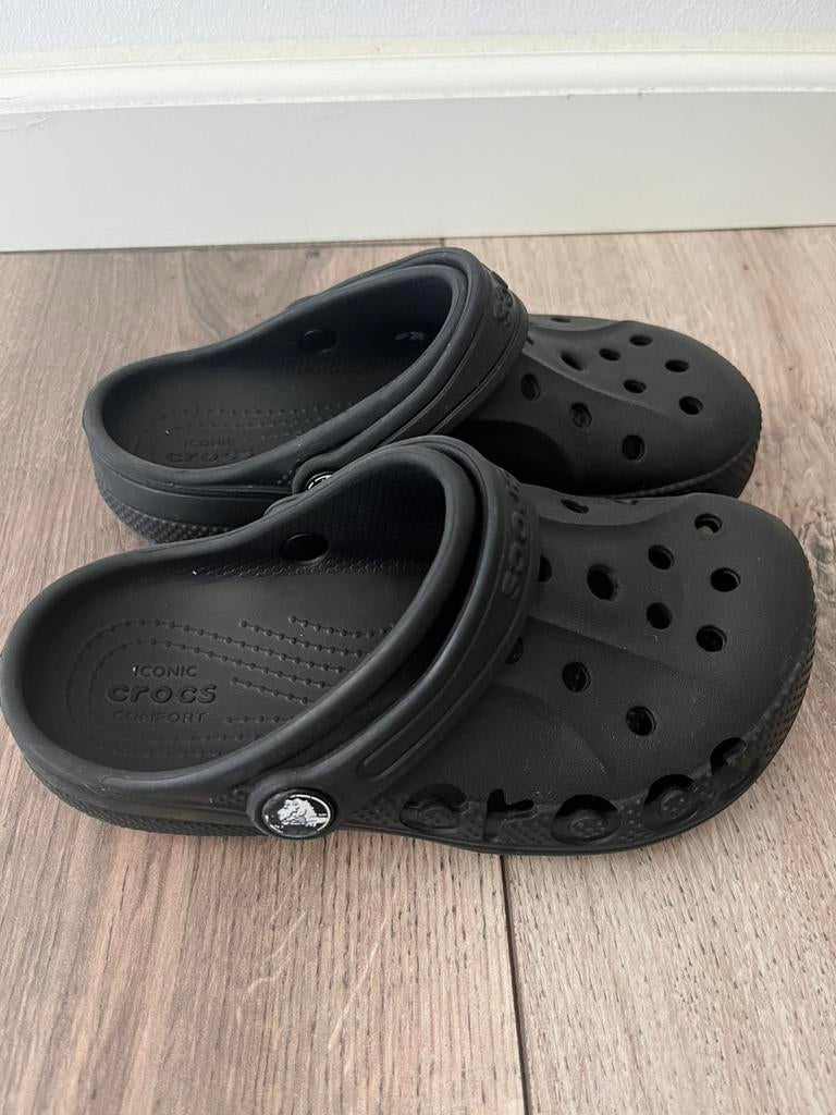 Crocs zwarte slippers, Ophalen, Gebruikt, Jongen of Meisje, Schoenen