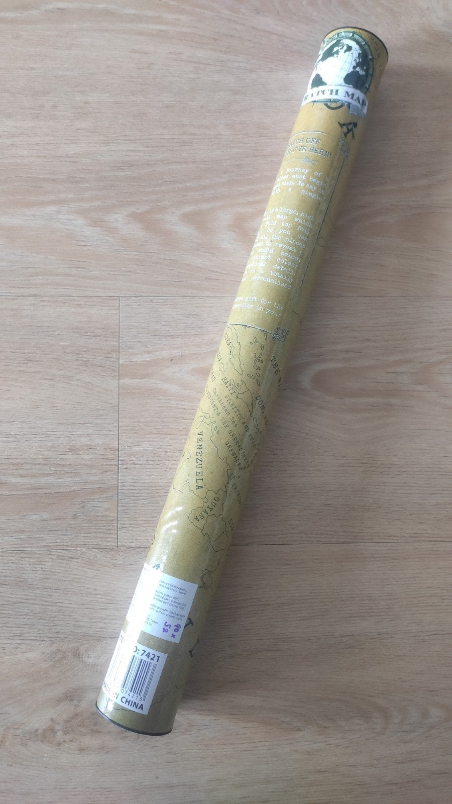 Sratch map - world, new, Ophalen, Breien, Patroon of Boek