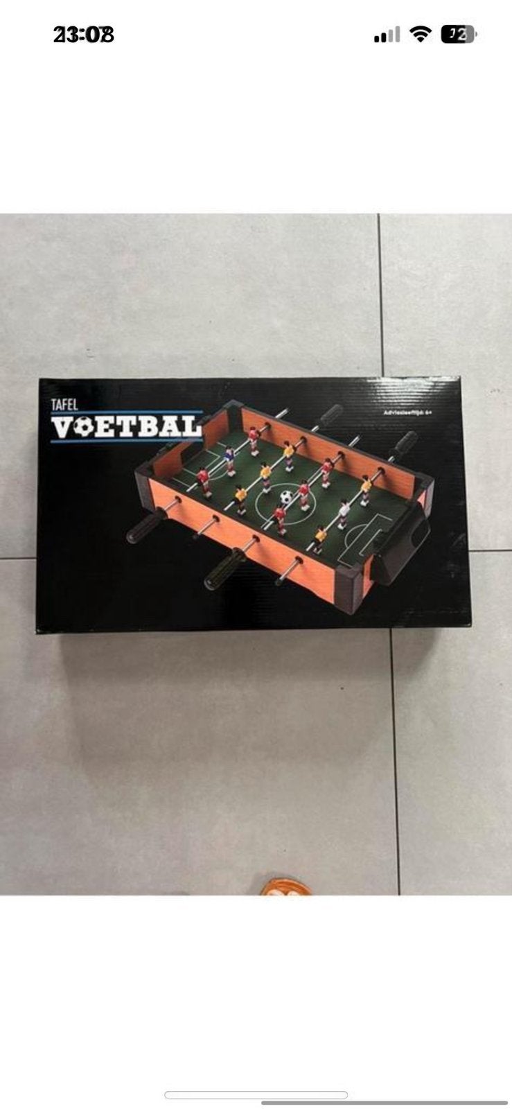 Mini tafelvoetbal, Ophalen of Verzenden, Nieuw