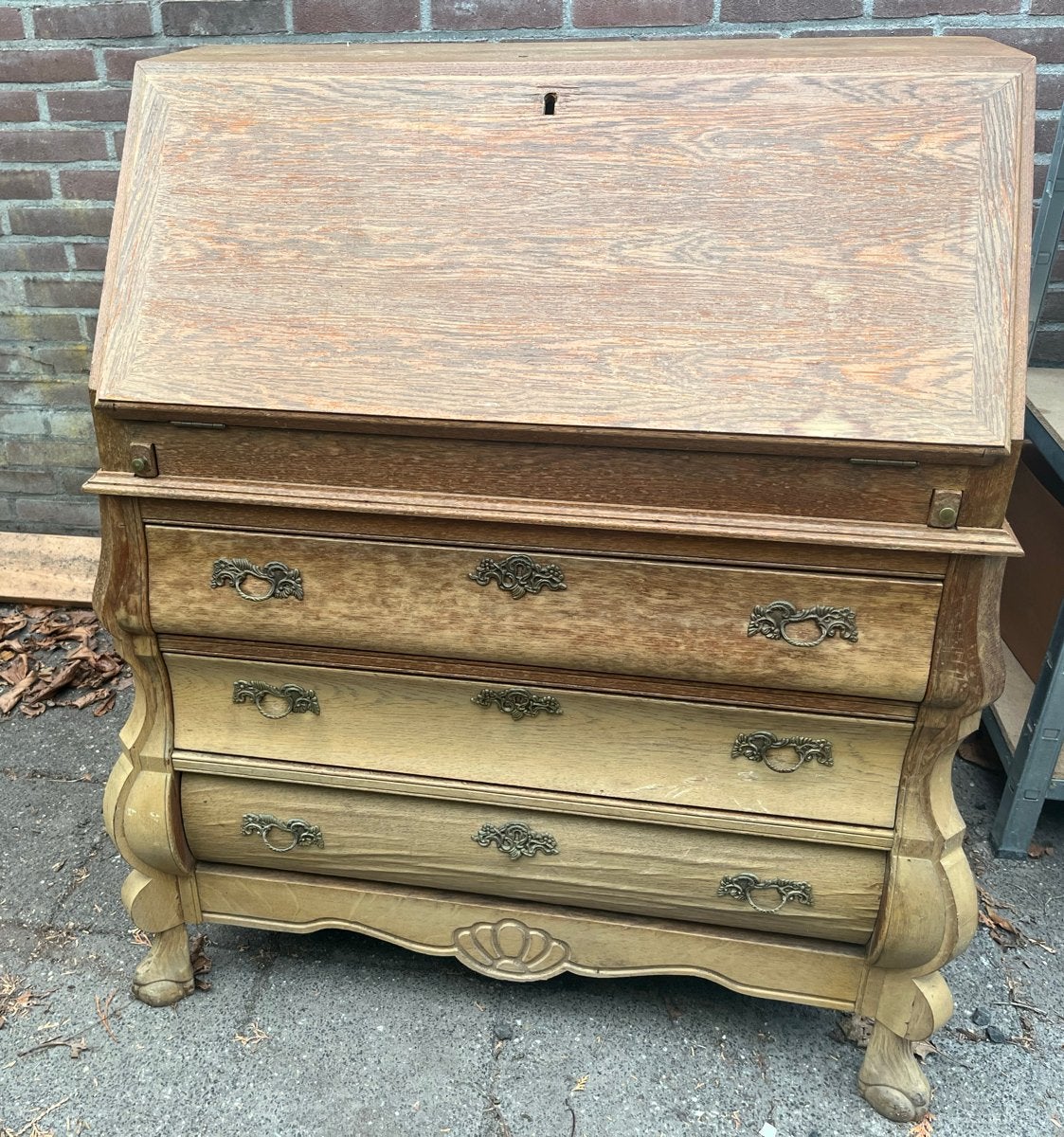 Antieke Buikkast Secretaire - opknapper, Huis en Inrichting, Ophalen, Gebruikt, Info@geenidee.nl, Geen idee