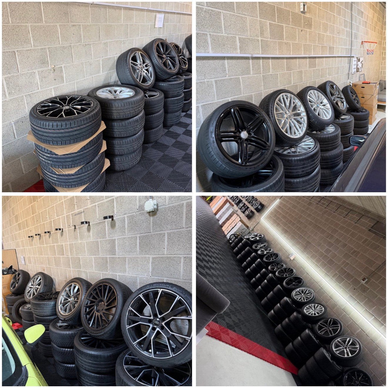 Partij audi vw mercedes bmw velgen banden 5x112 5x120, Auto-onderdelen, Banden en Velgen, Ophalen, 19 inch, 225 mm, Zomerbanden