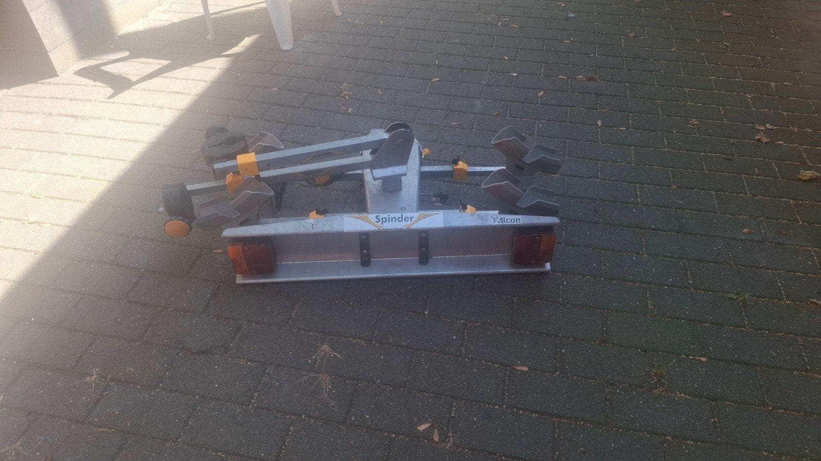 Spinder Falcon trekhaak fietsendrager voor 2 fietsen, Ophalen, 2 fietsen, Gebruikt, Trekhaakdrager