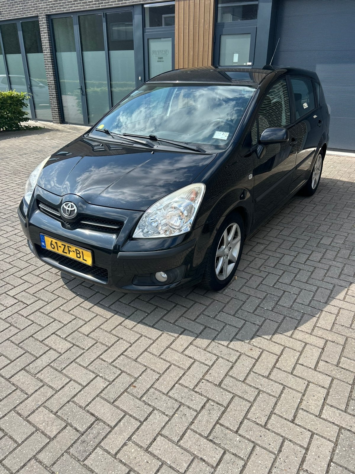 Toyota Corolla Verso 1.8 16V 5P 2008 Zwart, 4 cilinders, 129 pk, Zwart, Origineel Nederlands