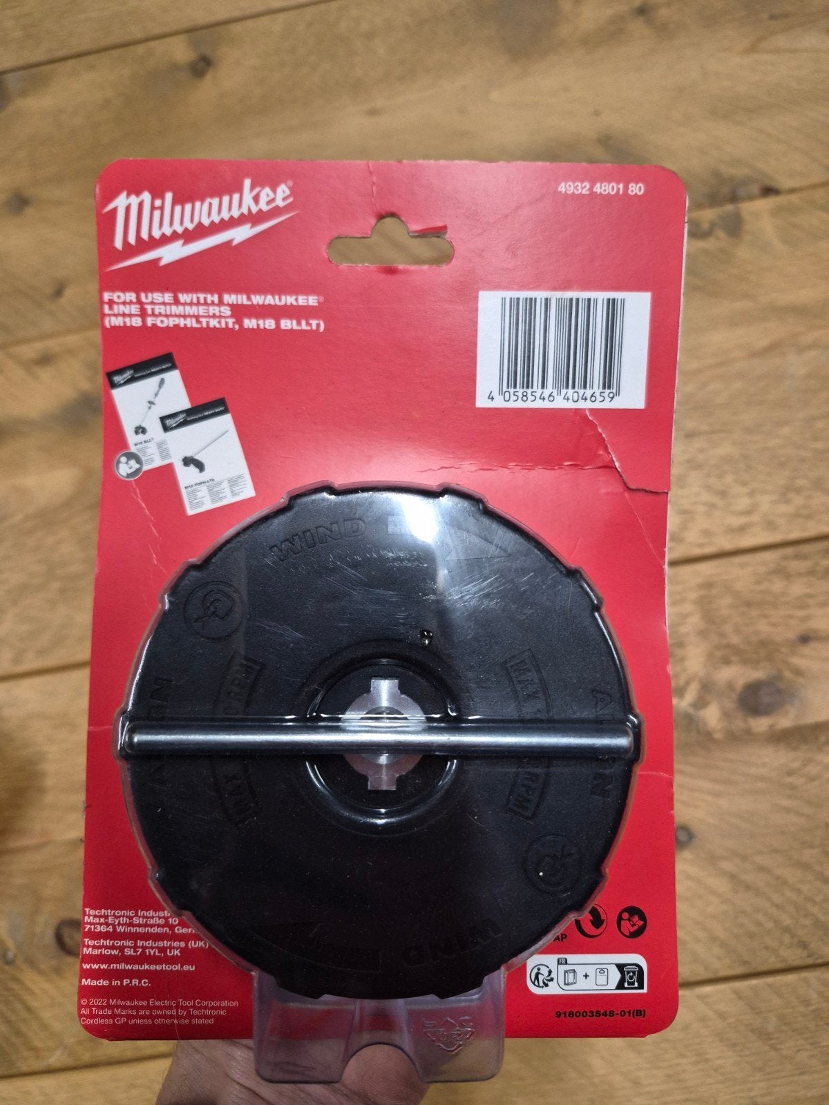 Milwaukee bosmaaier TRIMMERHEAD, Ophalen of Verzenden, Benzine