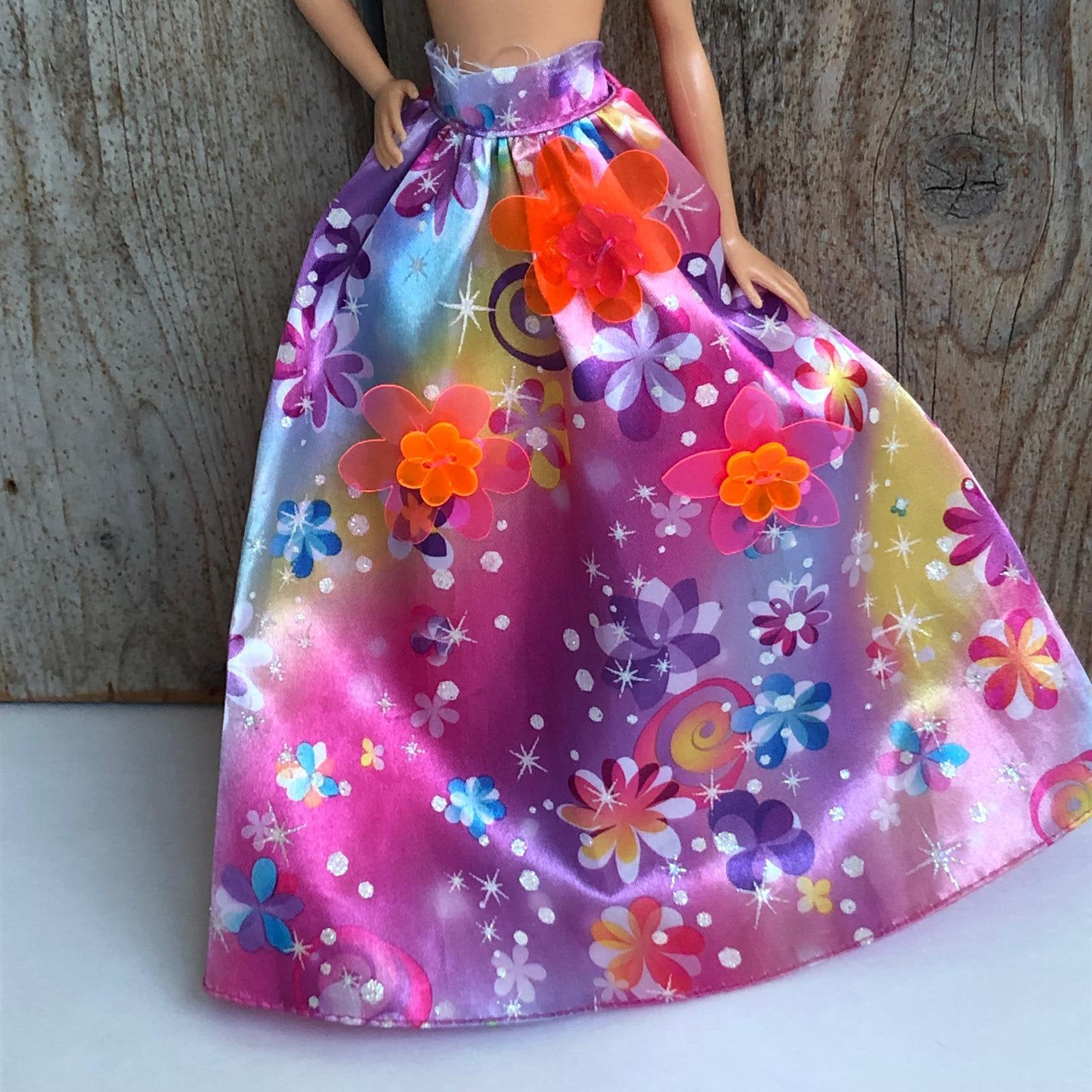Mattel Barbie and The Secret Door Princess Multicolor Skirt, Ophalen of Verzenden, Zo goed als nieuw, Barbie