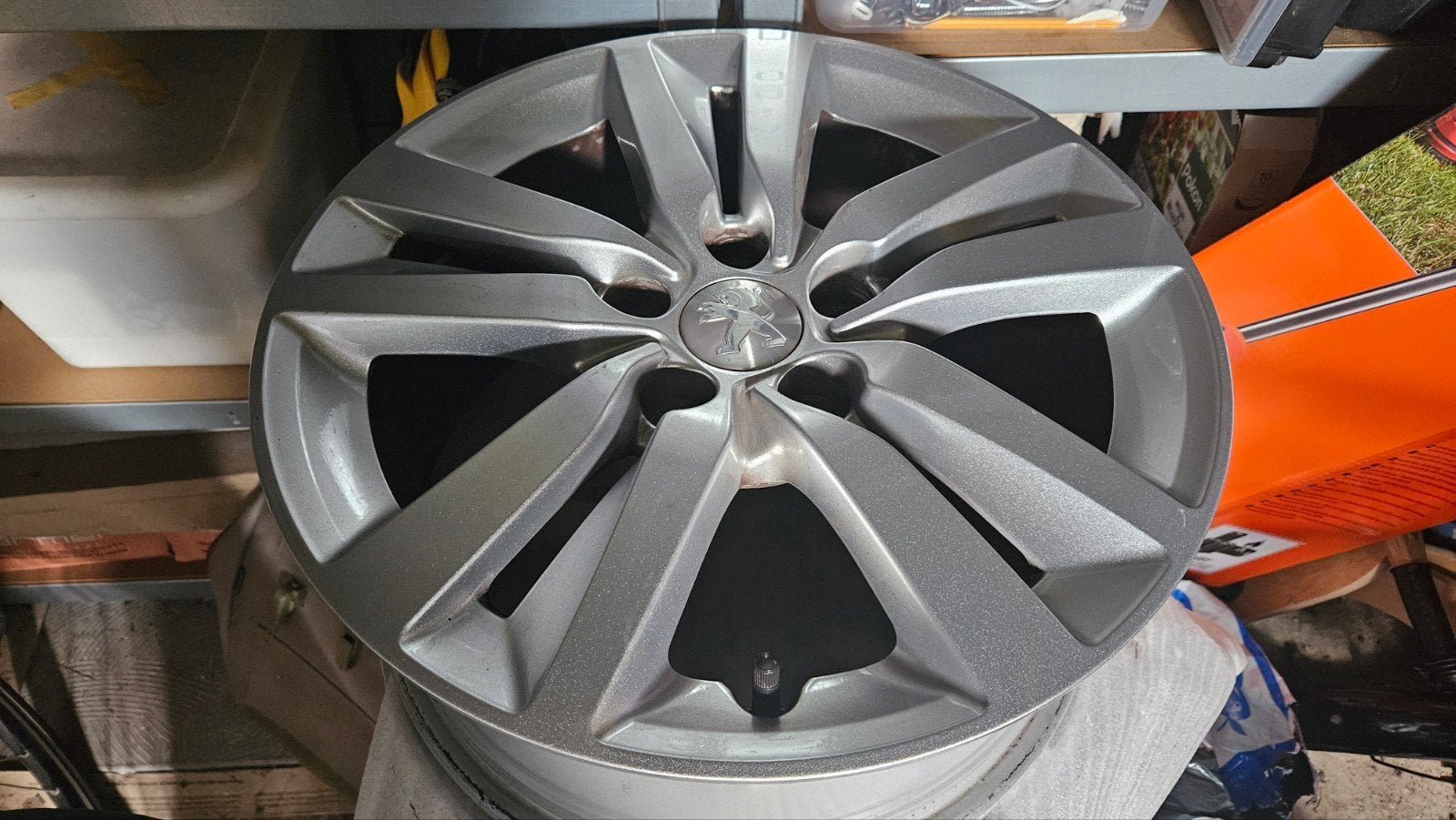Peugeot Velgen 16 inch 5gaats, Ophalen, Gebruikt, Velg(en), 16 inch