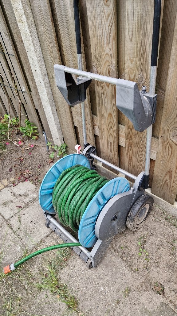 gardena tuinslang haspel, Ophalen, Gebruikt, Tuinslang