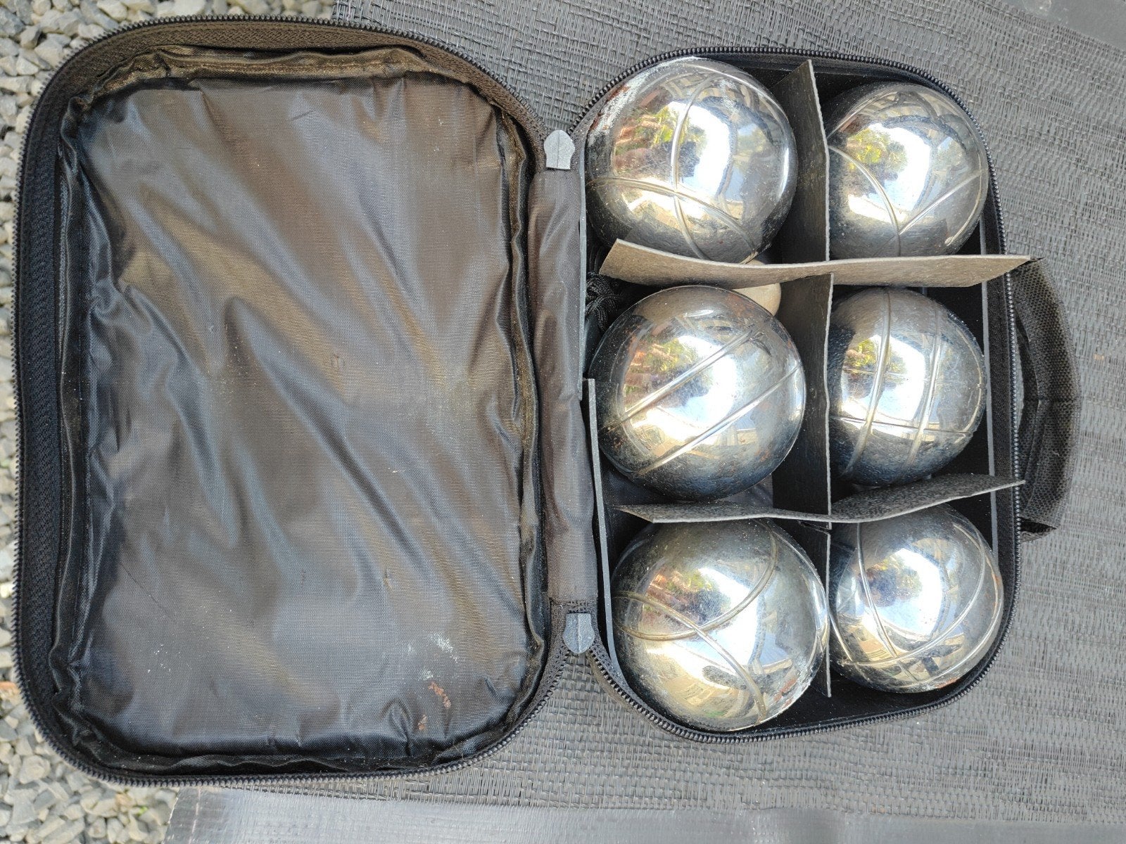 Jeu de Boules set in draagtas, Ophalen of Verzenden, Zo goed als nieuw