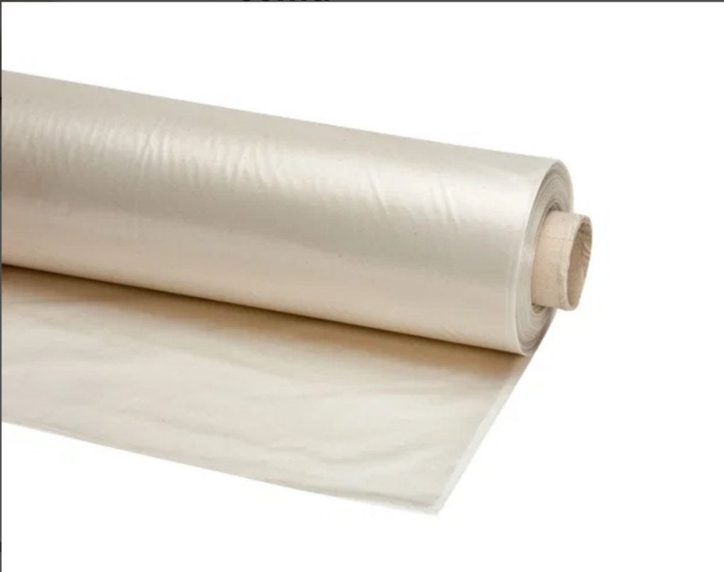 Bouwfolie T200 ROL  6 x 50 meter. Nieuw. Transparant., Doe-het-zelf en Verbouw, Ophalen of Verzenden, Nieuw, 15 m² of meer, Folie