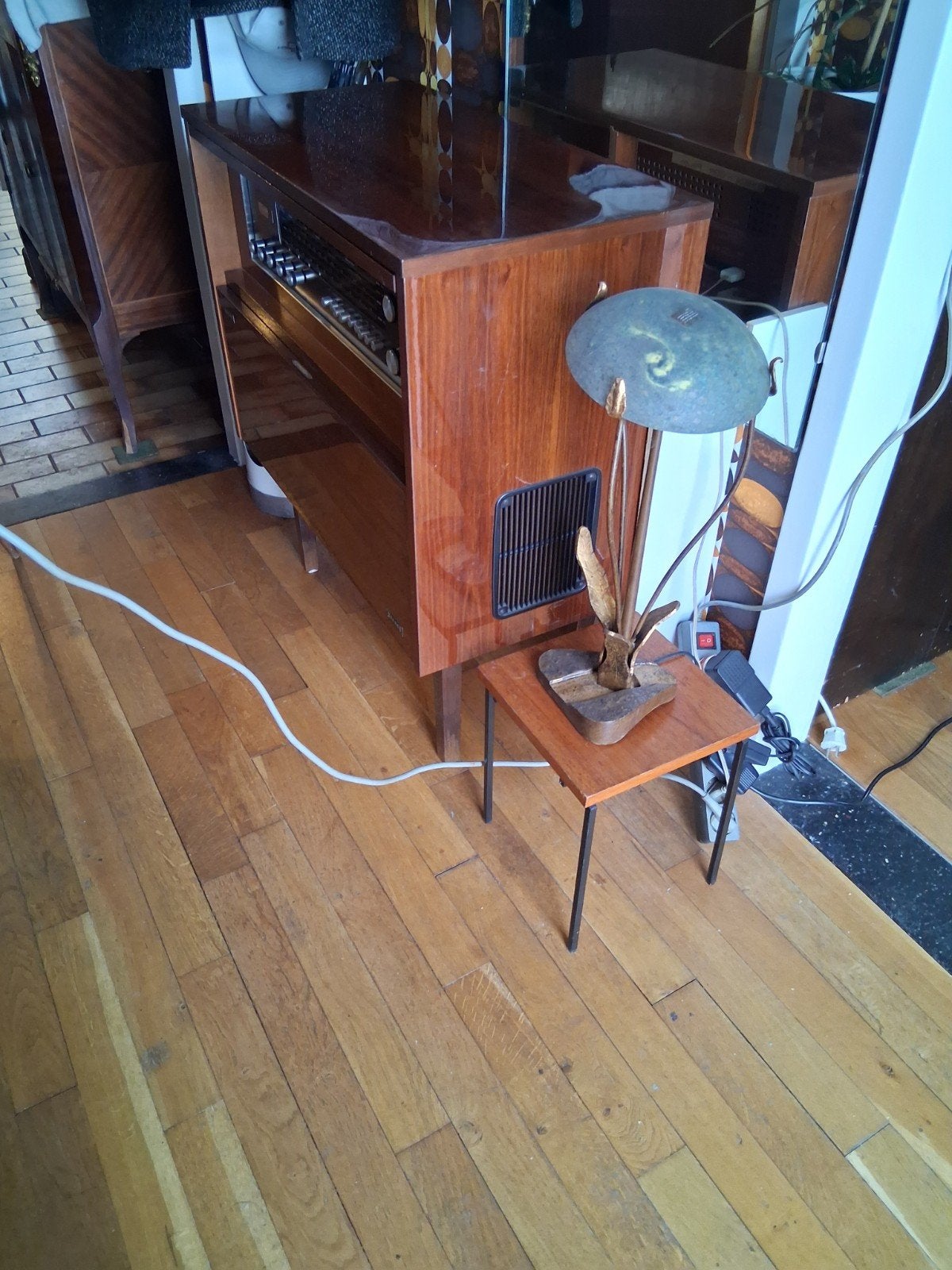 2 stuks Falb Italiaanse lampen, Ophalen of Verzenden, Glas, Kunstzinnig...., Minder dan 100 cm