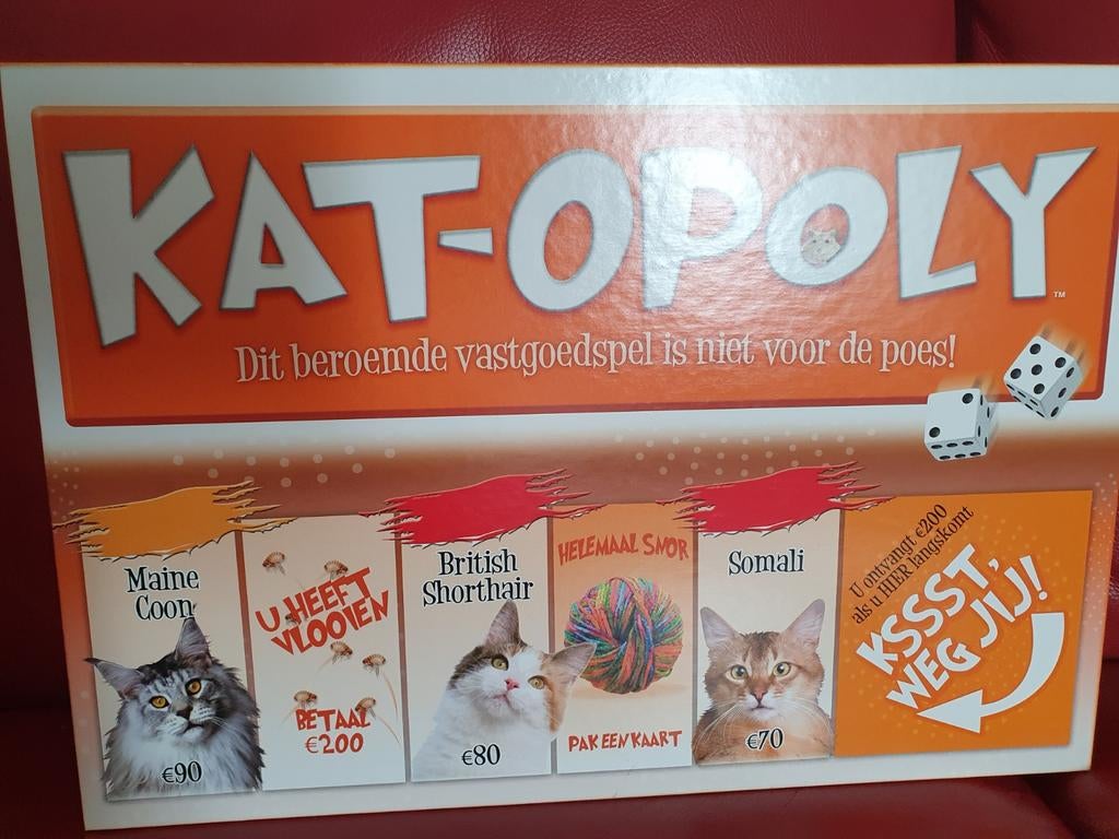 KAT- OPOLY -SPEL, Vijf spelers of meer, Ophalen of Verzenden, Zo goed als nieuw, Late for the Sky