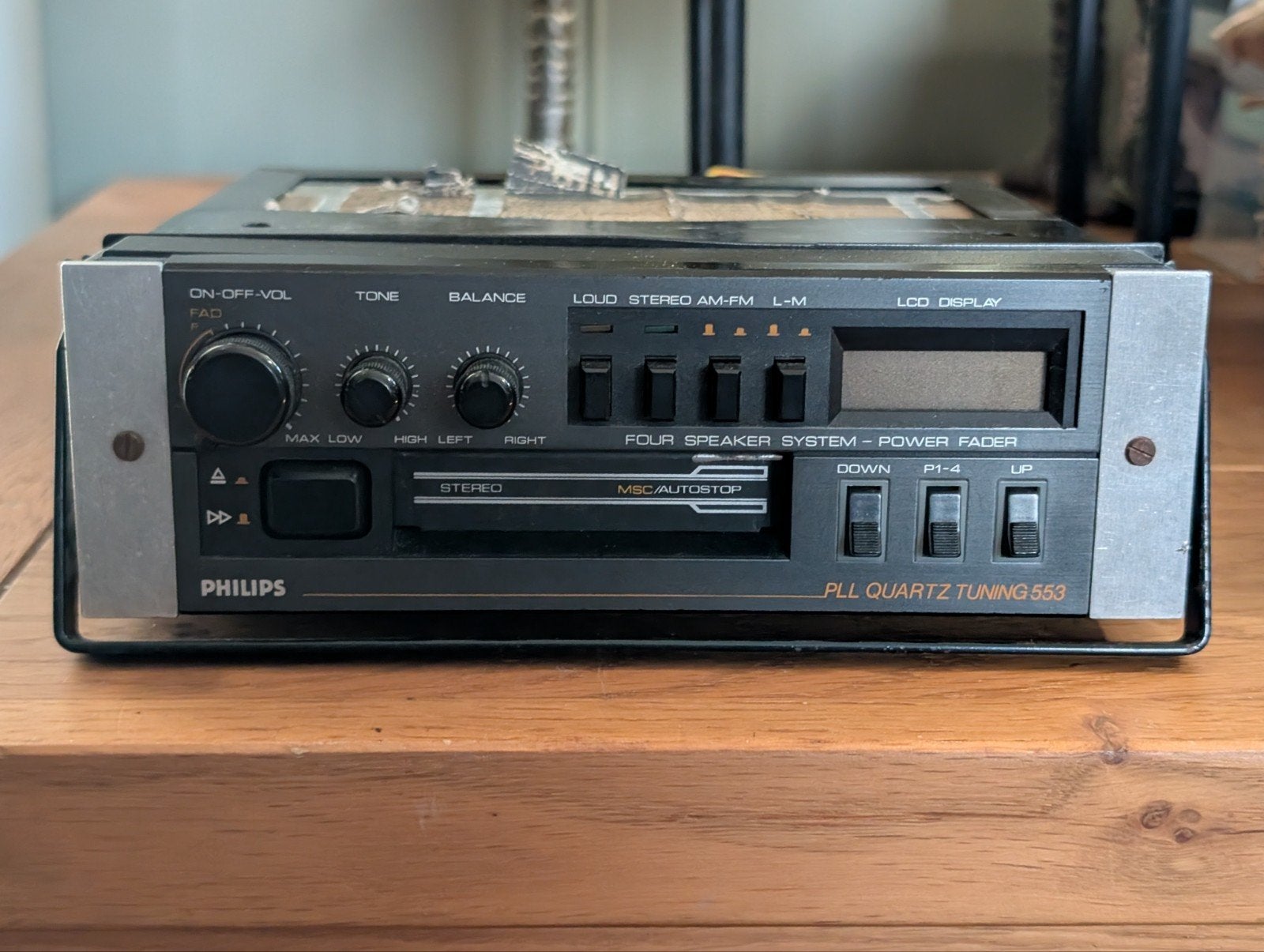 Philips PLL Quartz Tuning 553 Autoradio (Ongetest), Ophalen, Gebruikt