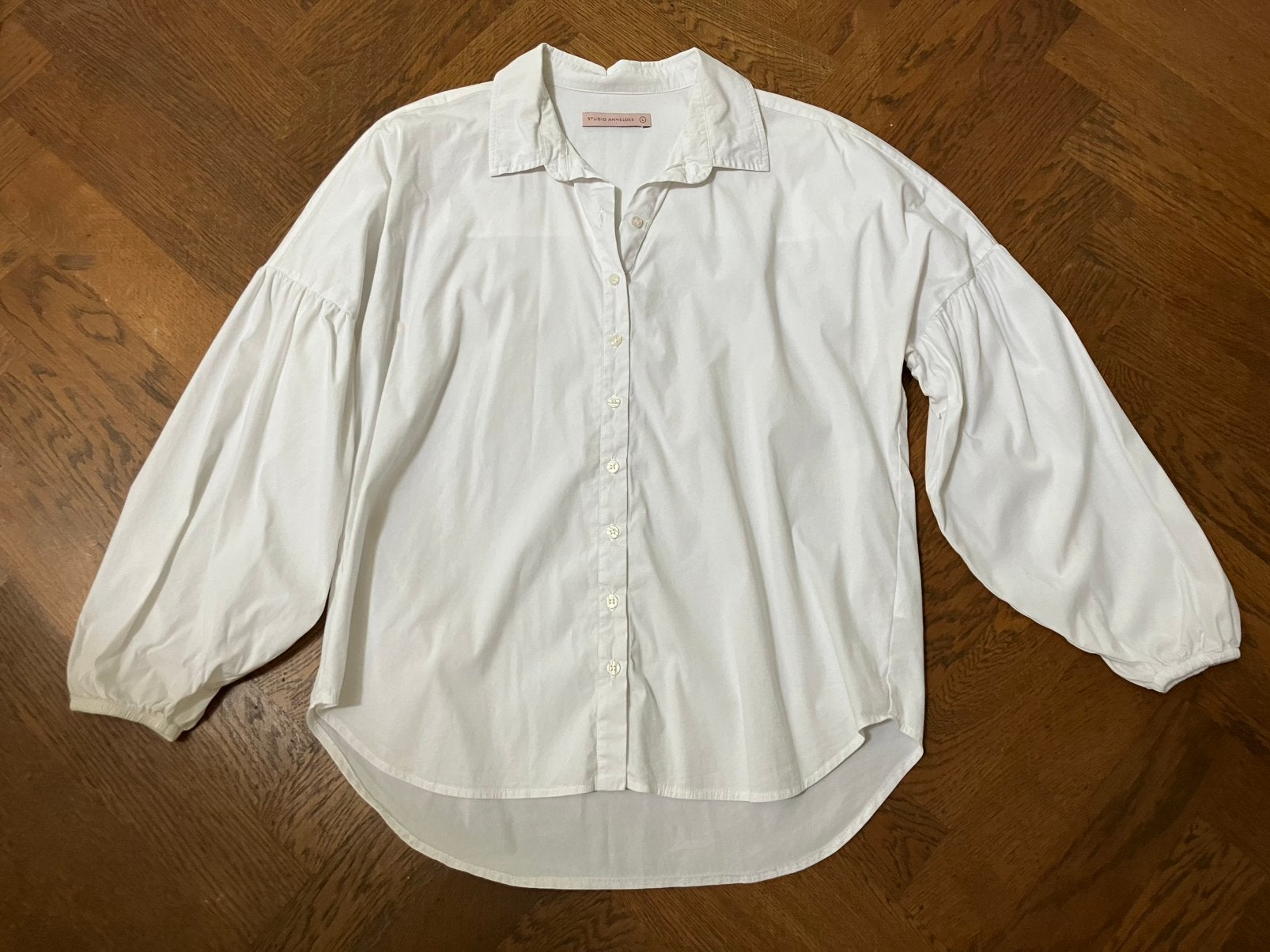 Witte blouse Studio Anneloes L, Ophalen of Verzenden, Zo goed als nieuw, Maat 42/44 (L), Wit