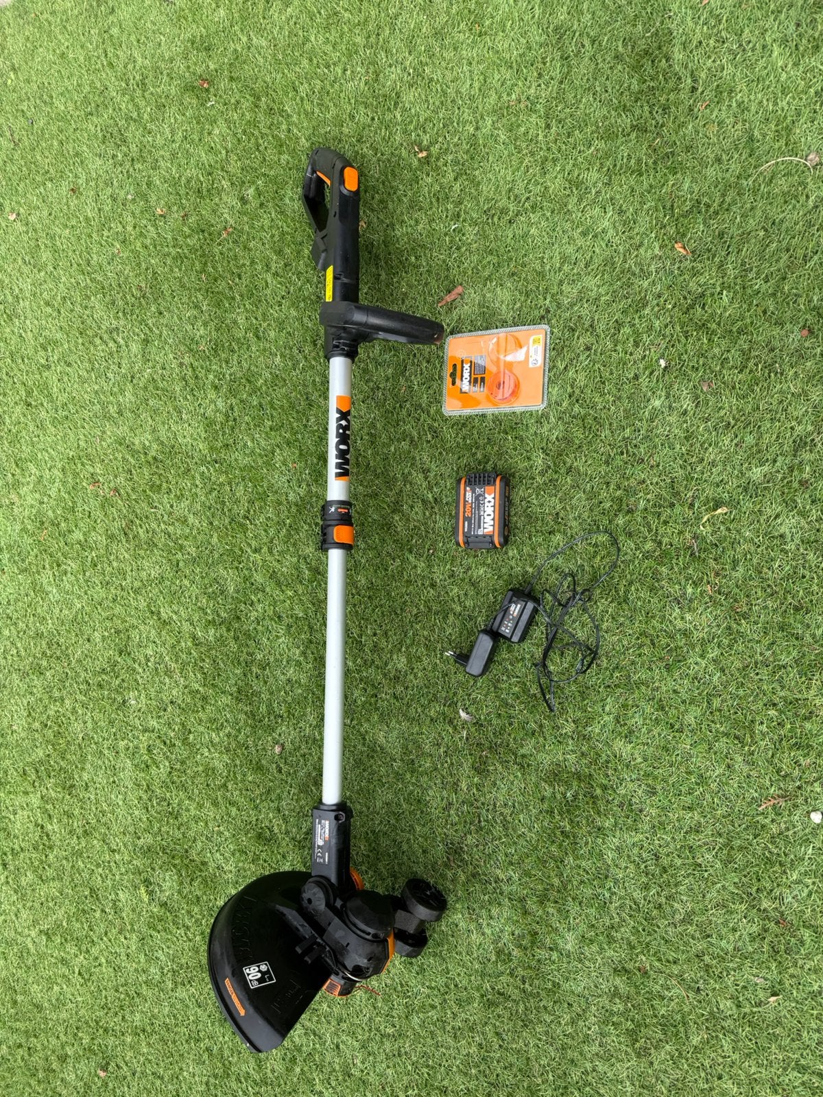 Worx accu maaier, Ophalen, Gebruikt, Accu