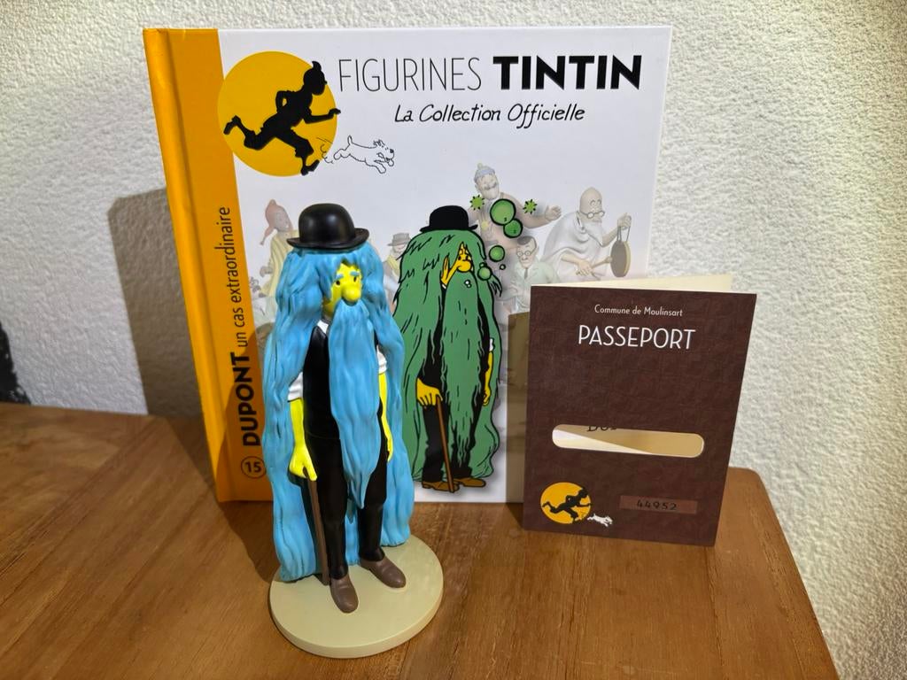 Kuifje beeldje personage Jansen, Ophalen of Verzenden, Kuifje, Zo goed als nieuw, Beeldje of Figuurtje