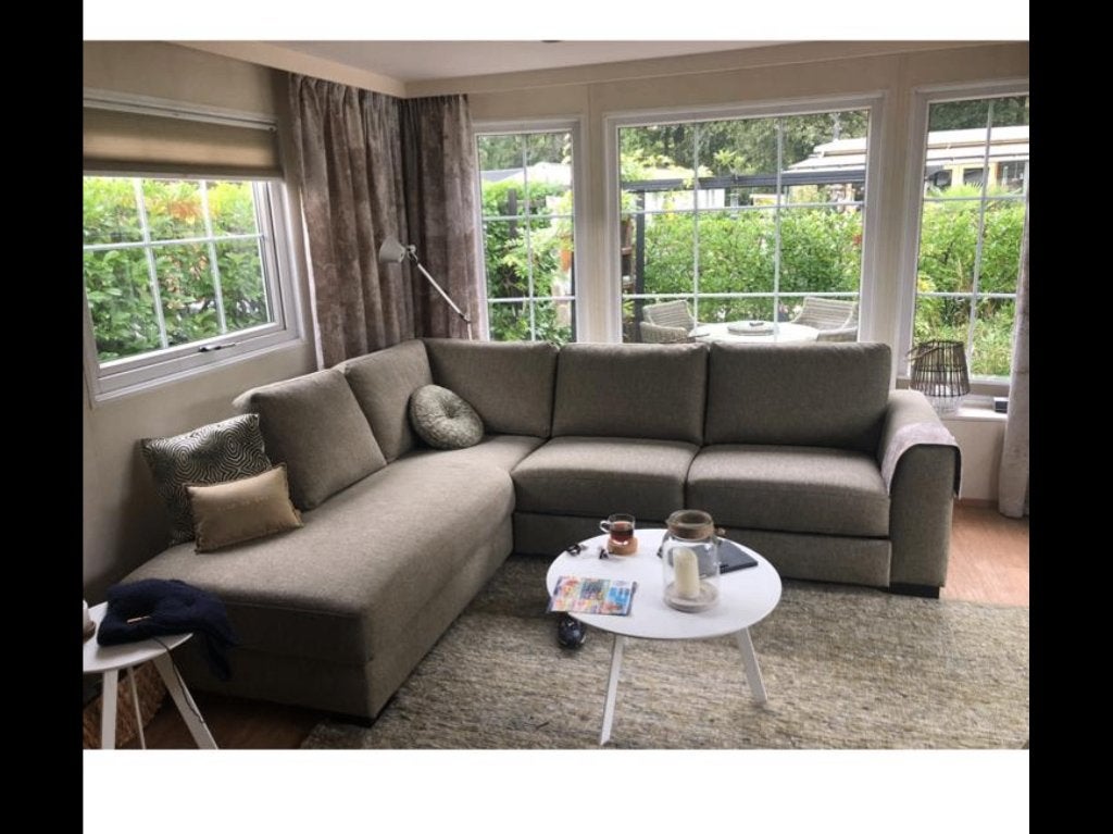 Hoek/slaapbank, Huis en Inrichting, Banken | Bankstellen, Ophalen, Tijdloos en modern, Minder dan 75 cm, Hoekbank