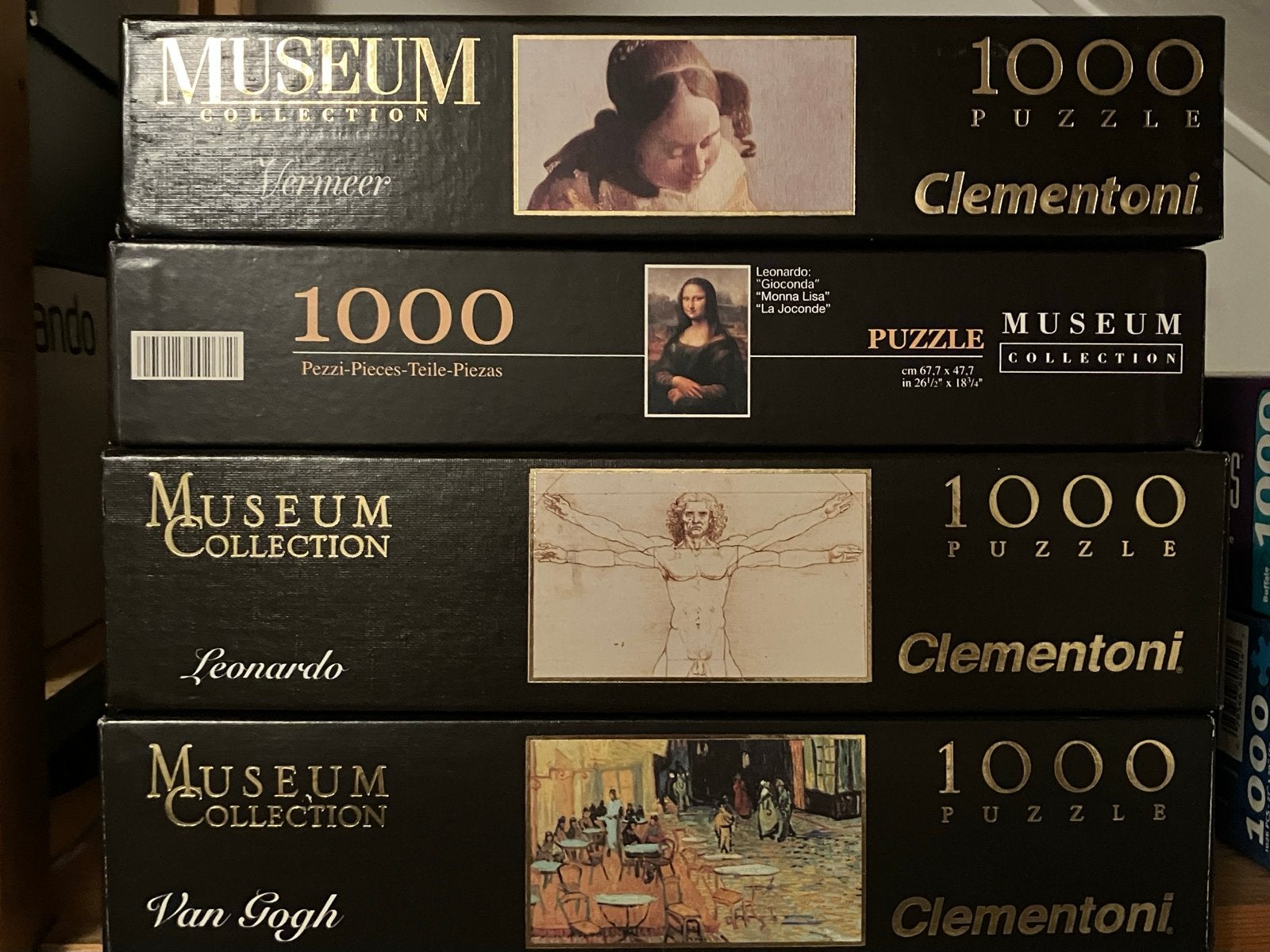 Clementoni Museum Collection Puzzels (1000 stukjes), Ophalen of Verzenden, 500 t/m 1500 stukjes, Gebruikt, Legpuzzel