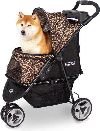 InnoPet Hondenbuggy - Allure Cheetah, Dieren en Toebehoren, Honden-accessoires, Innopet, Ophalen of Verzenden, Gebruikt, Hondenbuggy