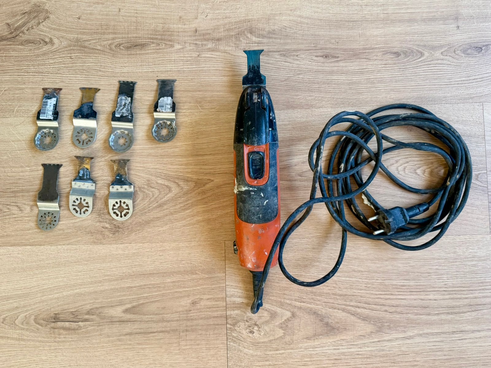 FEIN FFM 250Q MULTITOOL INCLUSIEF ACCESSOIRES, Ophalen of Verzenden, Gebruikt
