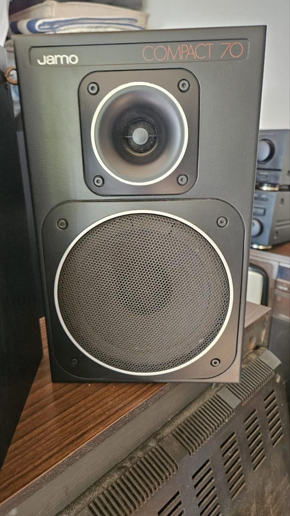 Jamo Compact 70 Boekenplank Speakers - Vintage Geluid, Audio, Tv en Foto, Luidsprekers, Gebruikt, Ophalen of Verzenden, Minder dan 60 watt