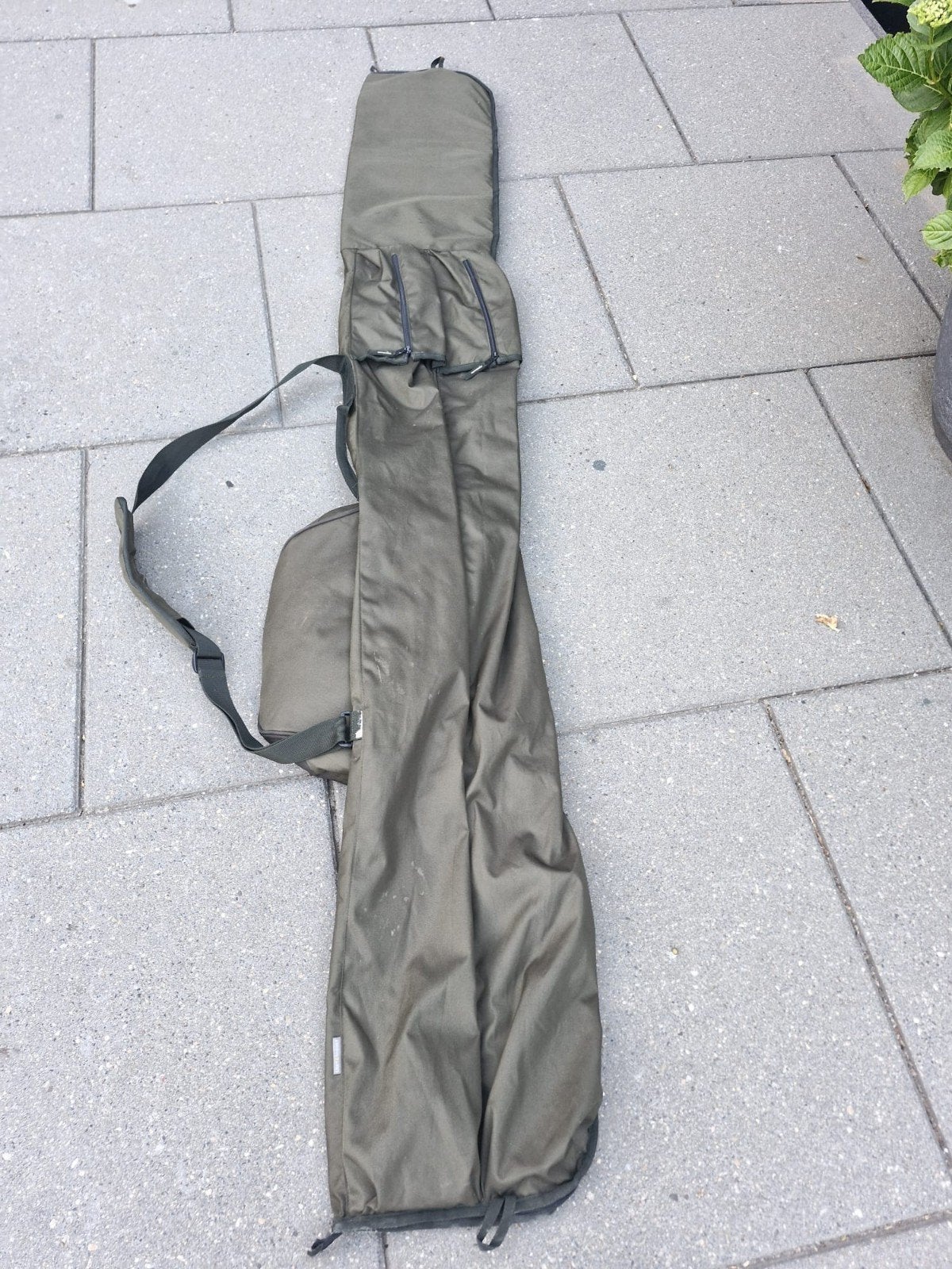 Caperlan foedraal 12ft - Hengeltas voor 3 hengels, Ophalen, Gebruikt, Koffer of Tas