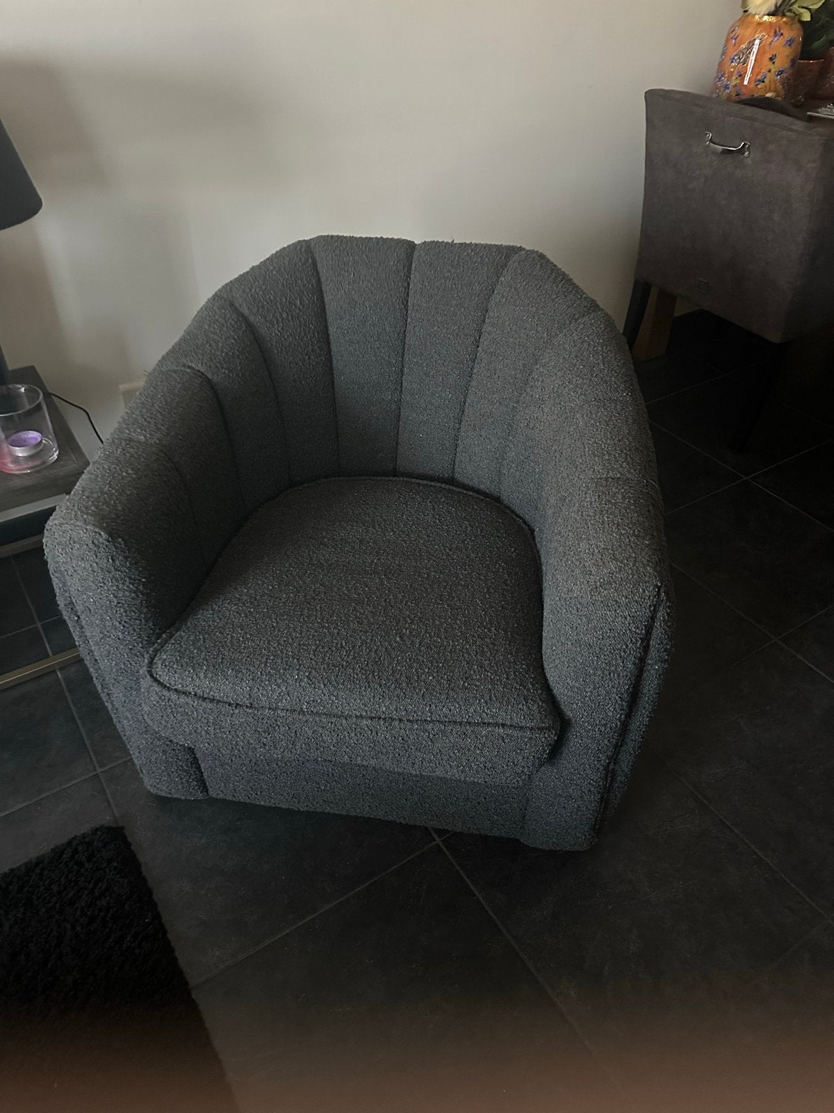 Riviera Maison Draaibare Fauteuil - Zo goed als nieuw, Ophalen of Verzenden, Zo goed als nieuw, Eén, Stof