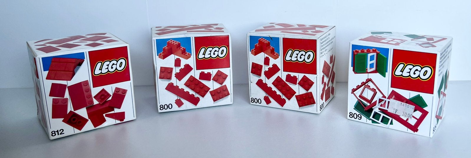 Lego 800 809 812 nieuwe onderdelen ongeopend doos uit 1986, Ophalen of Verzenden, Zo goed als nieuw