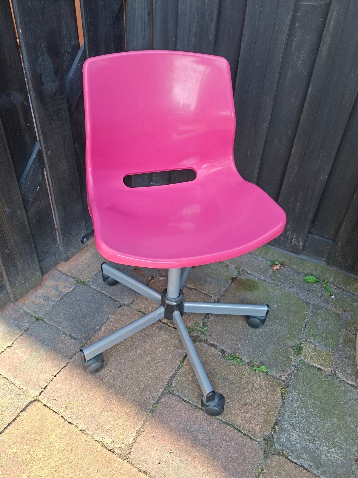 Roze bureaustoel IKEA Snille - Gebruikt, Ophalen, Gebruikt, Modern, Speels, Overige kleuren