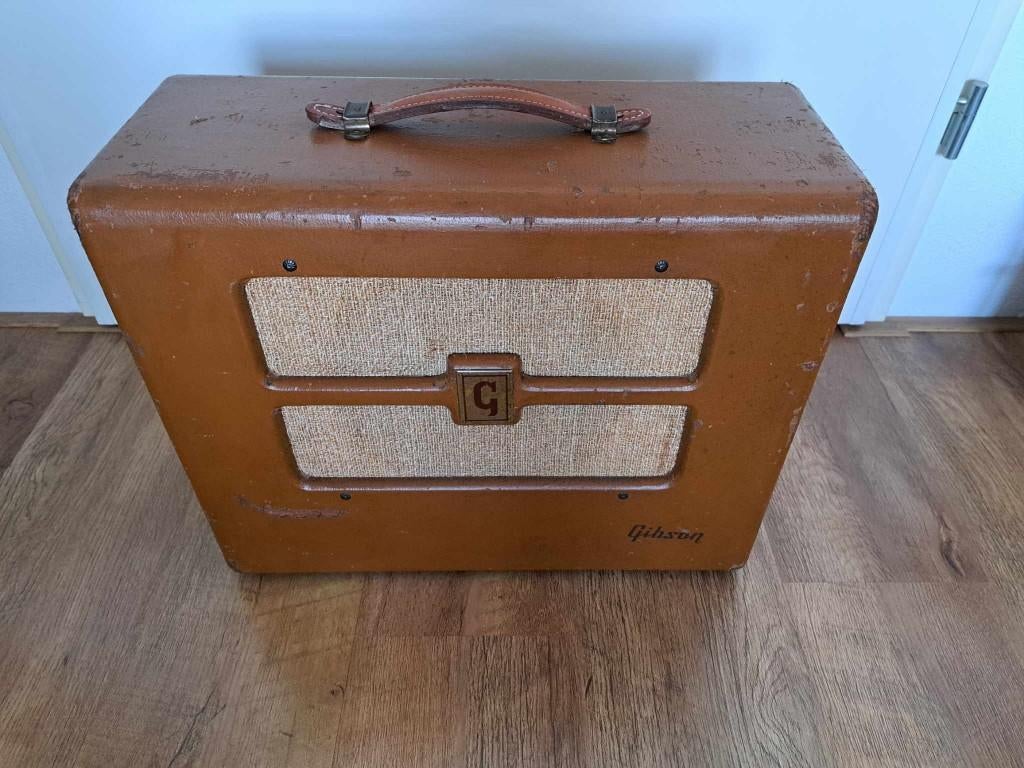 Gibson BR-6 gitaarversterker 1950 Nieuwstaat, Muziek en Instrumenten, Versterkers | Bas en Gitaar, Ophalen, Gebruikt, Gitaar, Minder dan 50 watt